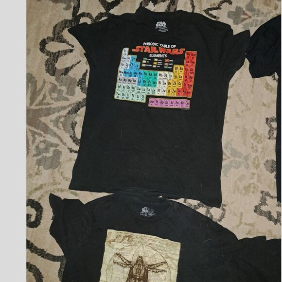 4 Vintage Star Wars Adult Tee's in Size Large May The Force Be With YOU! - Picture 7 of 11